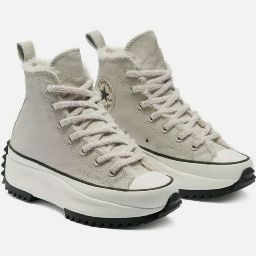 Converse Run Star Hike Hi "Cozy Club "Platform Unisex  Womens sz 169550C
